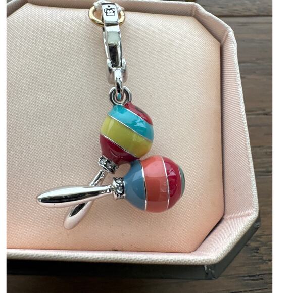 Juicy Couture Jewelry - Juicy Couture VTG Y2K Maracas Charm Enamel Bracelet New with box